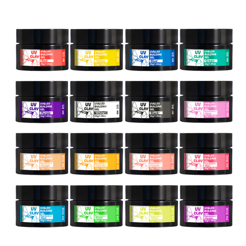 Resin Art Work - 16 renkli UV reçine macunu -