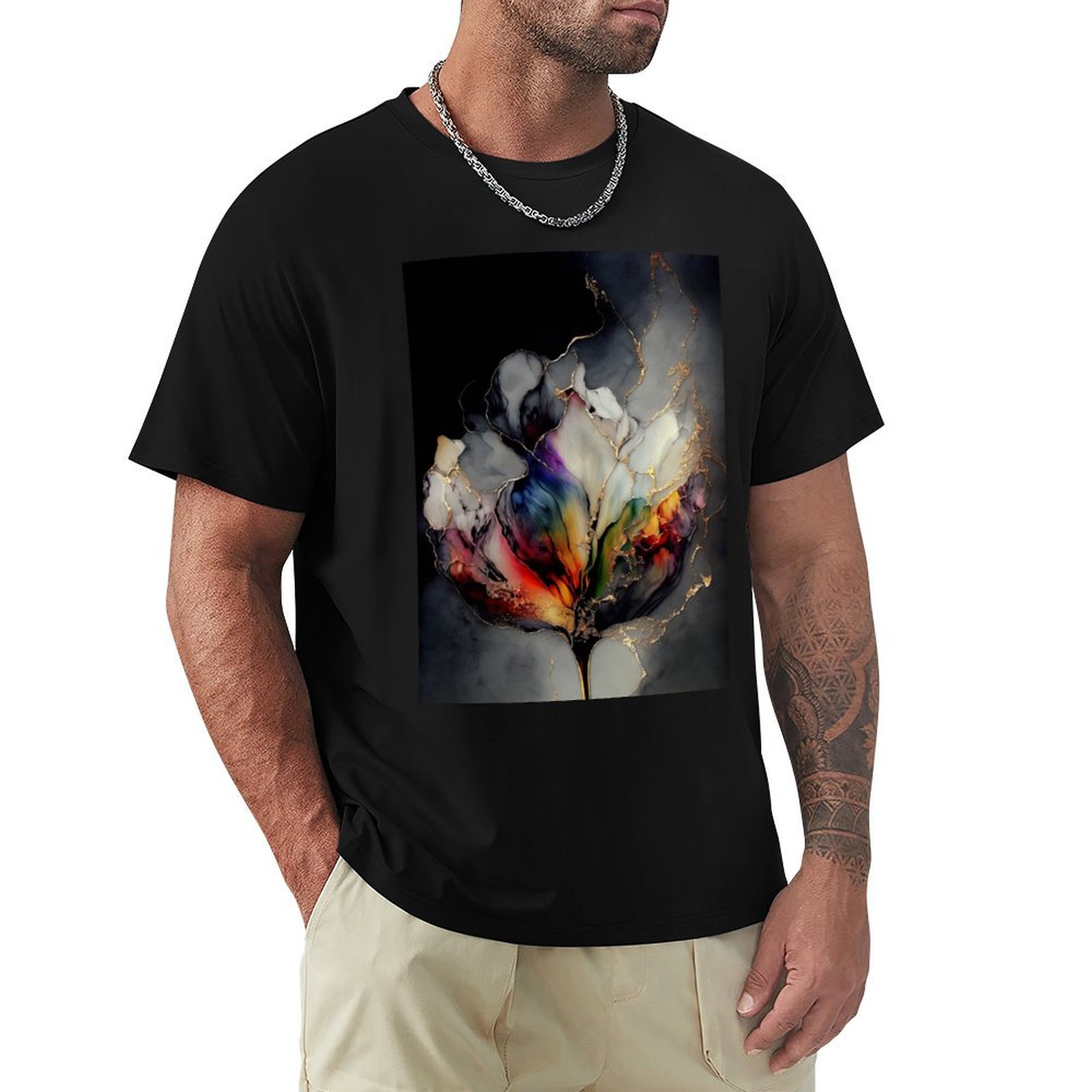 Resin Art Alcohol Ink - Lale Senfonisi - Alkol Mürekkepli Reçine