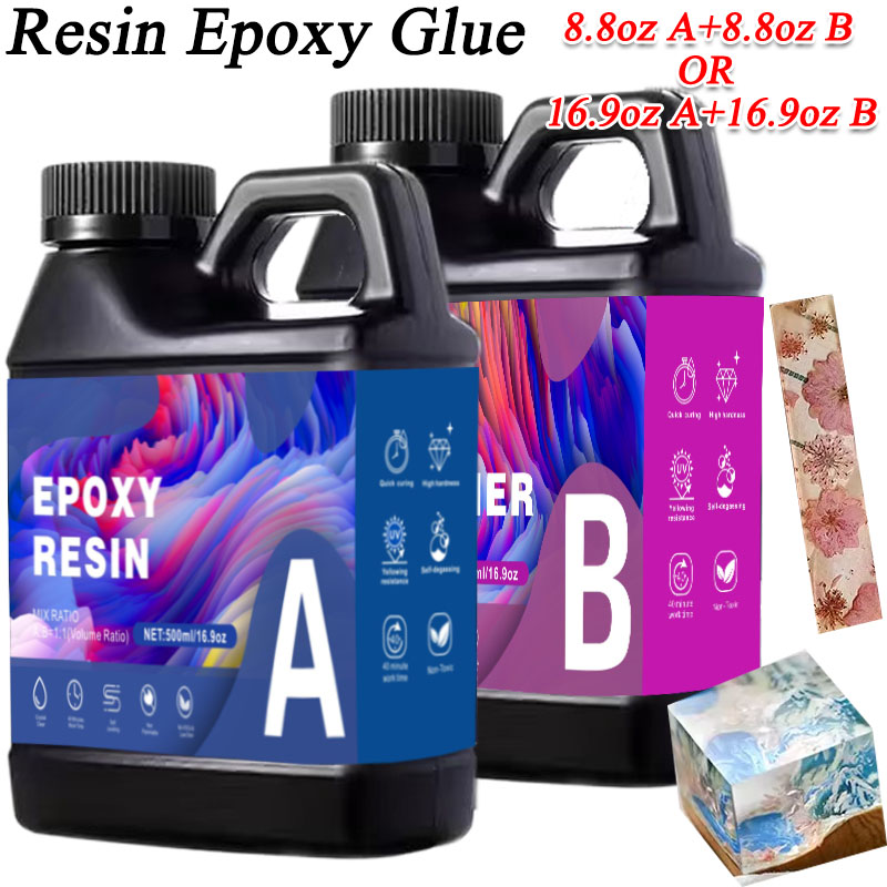 Resin Art Table Top - 17.6oz/33.8oz AB Reçine Epoksi Yapıştırıcı UV