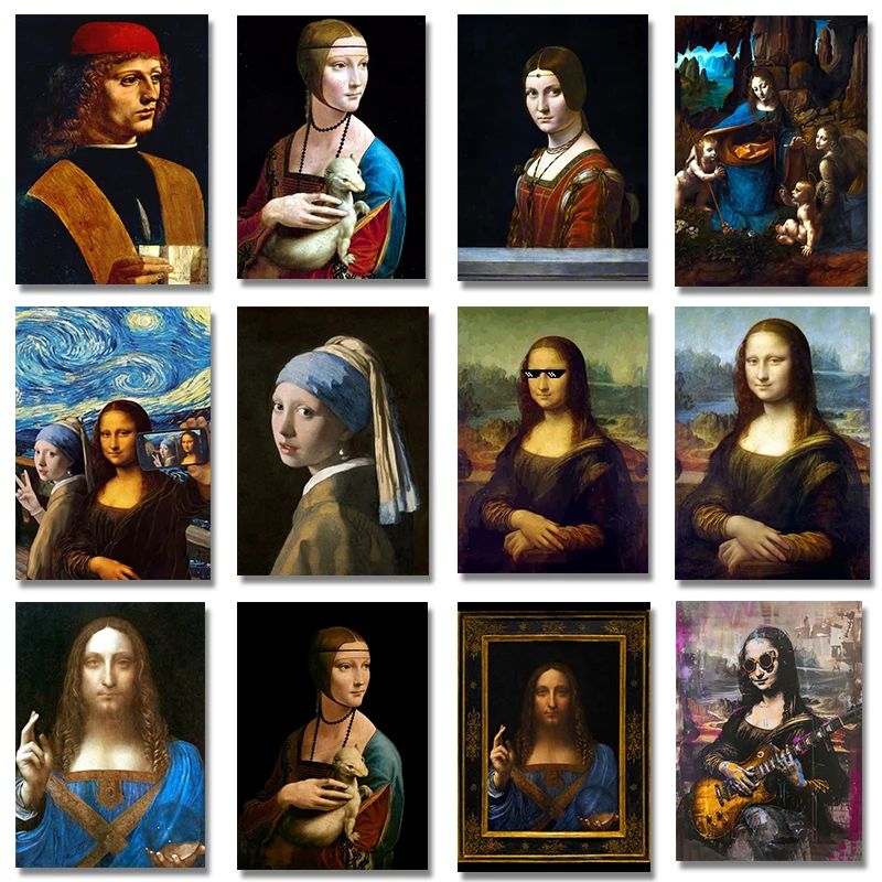 Resin Art Work - Leonardo Da Vinci Sanat Eseri Salvator