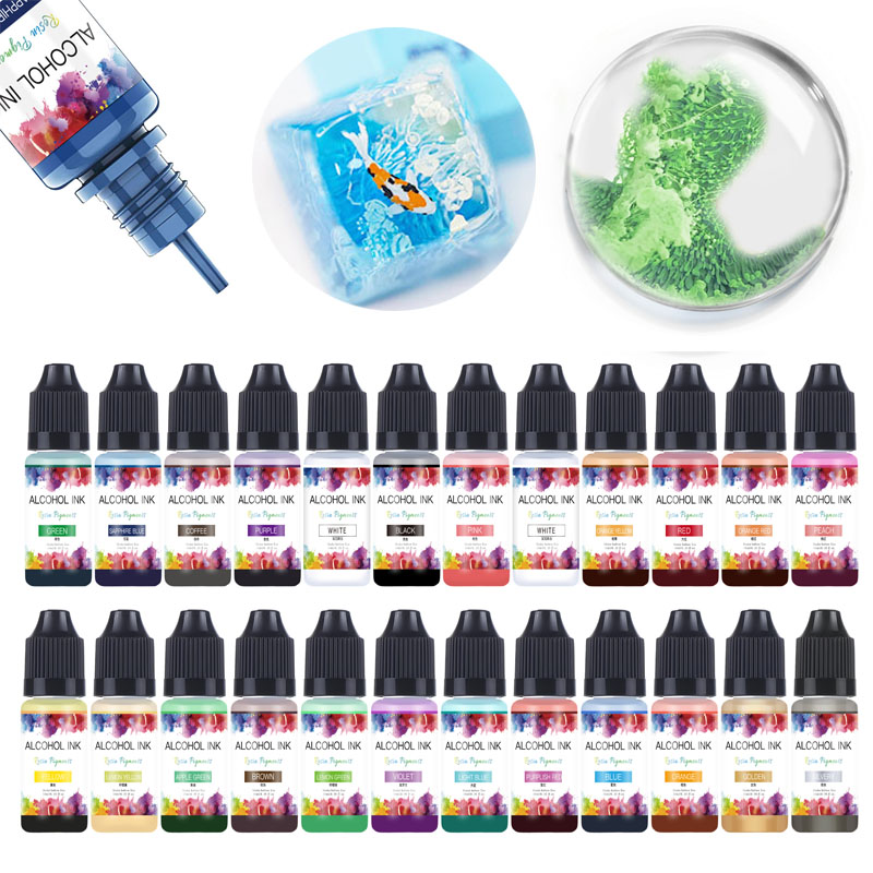 Resin Art Alcohol Ink - 10 ml Sanat Mürekkep Alkol Reçine