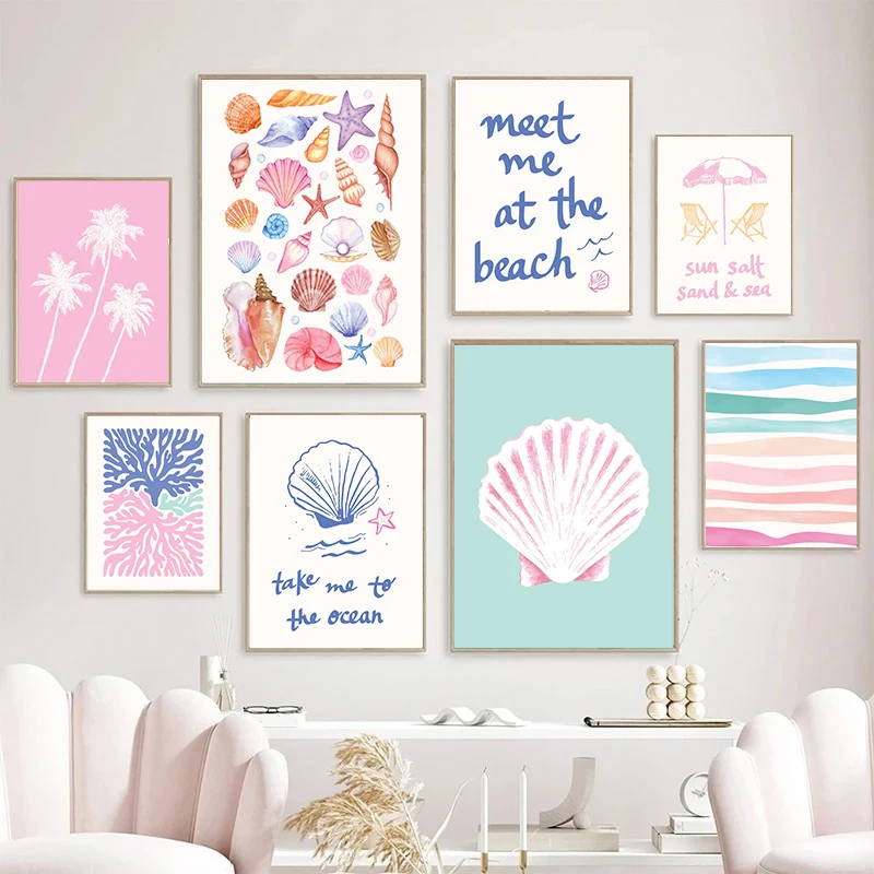 Resin Art Wall Decor - Sahil galerisi duvar sanatı yaz deniz