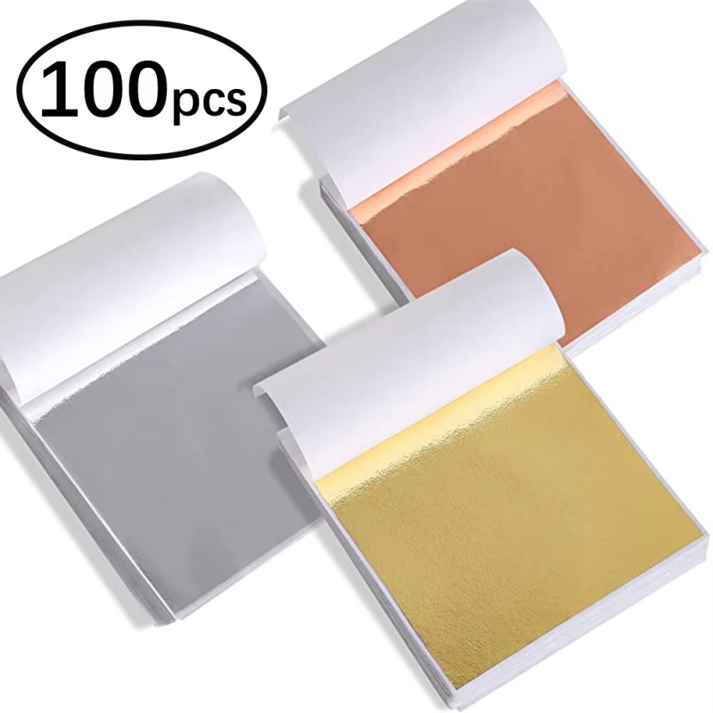 Resin Art Wedding Gift - 100 adet İmitasyon Altın Gümüş Bakır