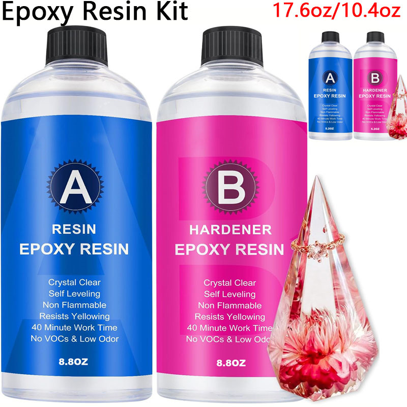 Resin Art Table Top - 17.6 oz/10.4 oz Şeffaf Epoksi Reçine