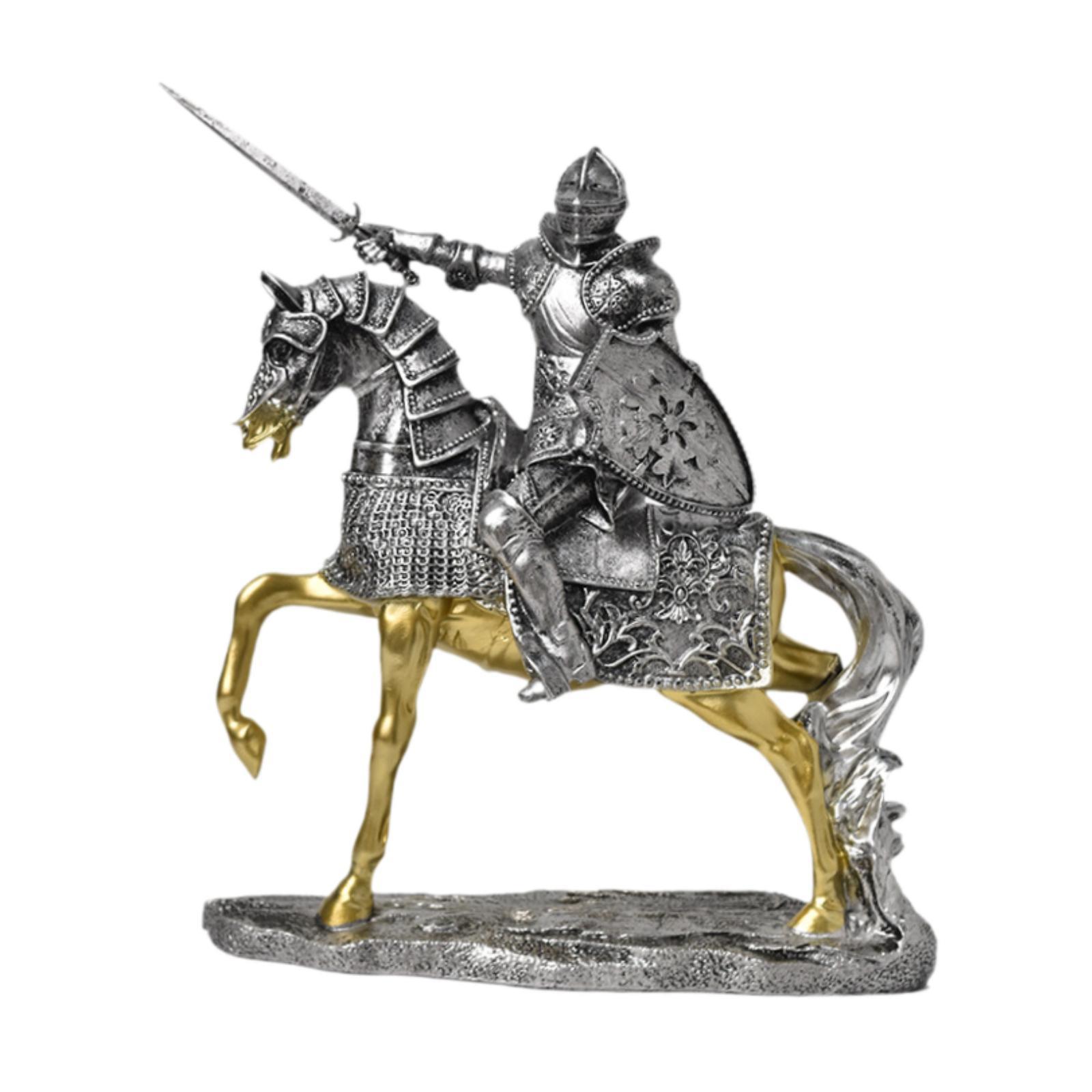 Şövalye At Heykeli Retro Vinta - Resin Art Table Top incelemesi ve fiyatı