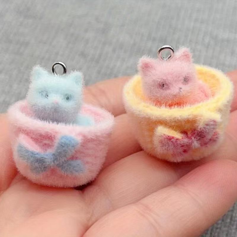 4 adet 3D peluş reçine kedi ko - Resin Art Engagement incelemesi ve fiyatı