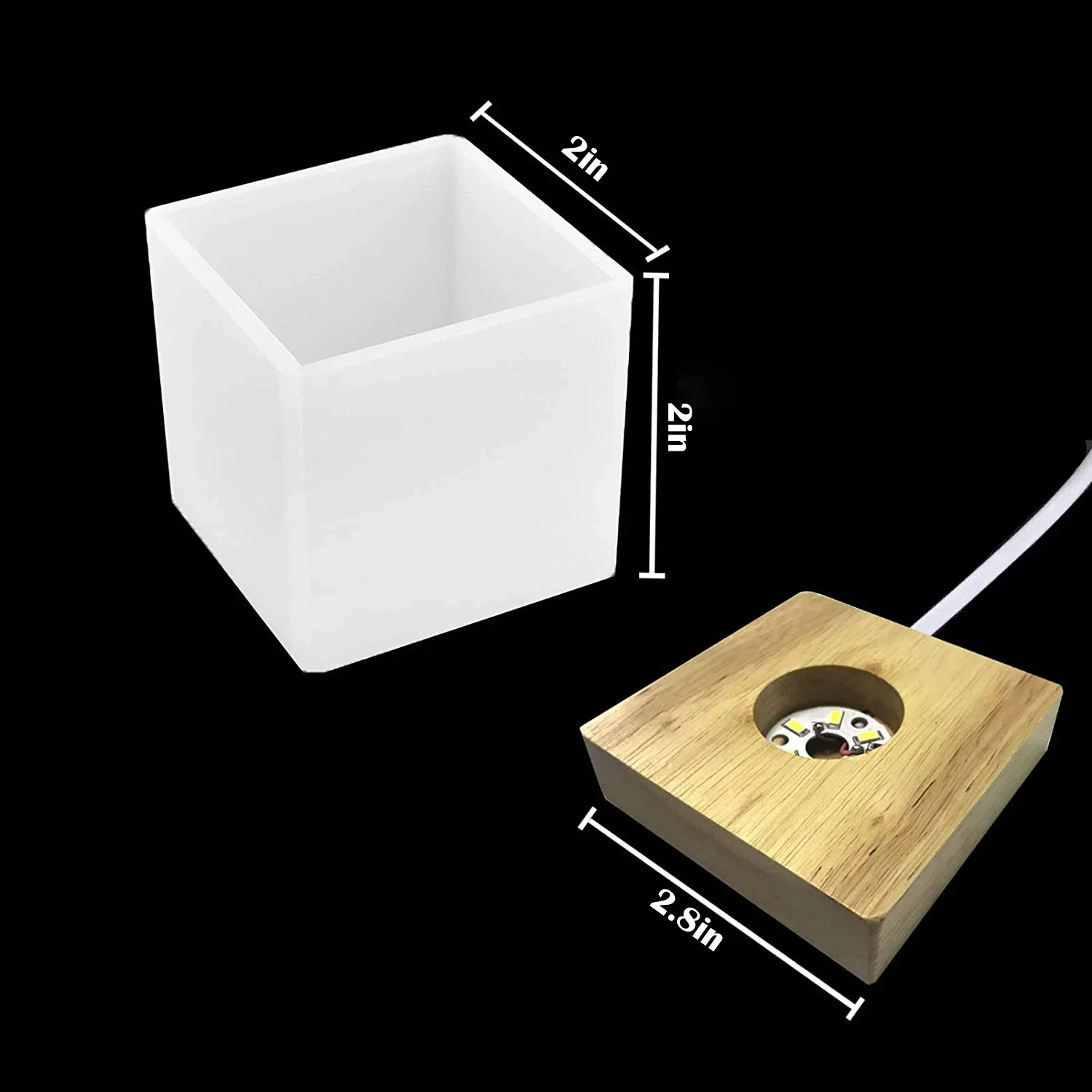 Kare Işık Reçine Kalıp, Reçine - Resin Art Stand incelemesi ve fiyatı