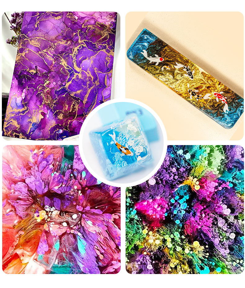 10 ml Alkol Mürekkep Sanat Epo - Resin Art Alcohol Ink incelemesi ve fiyatı