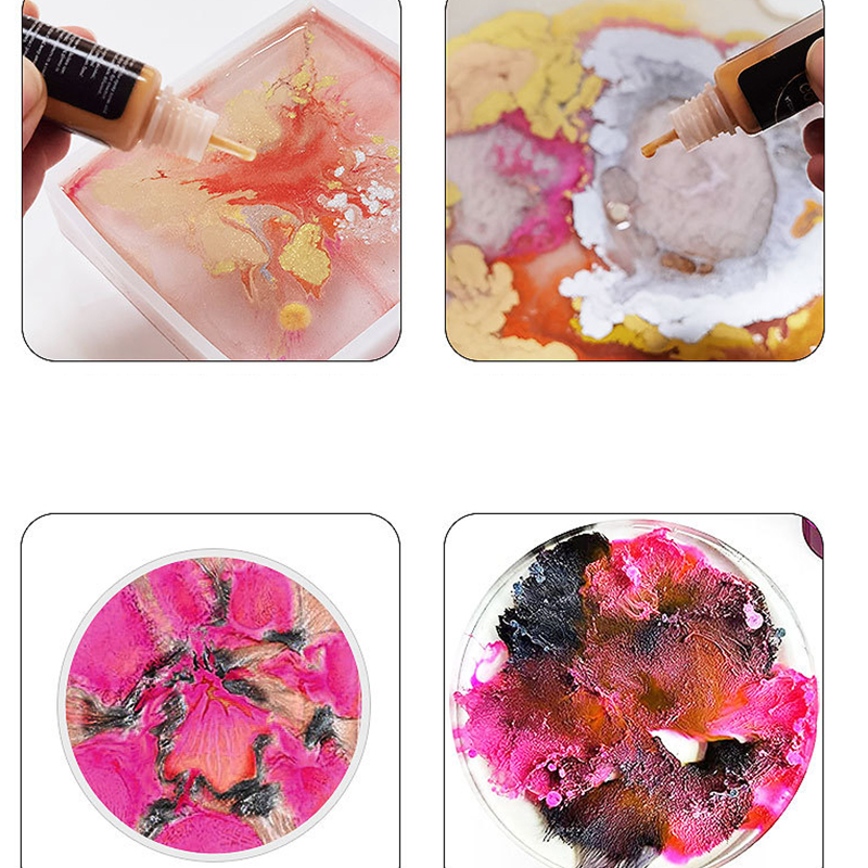 1 takım Sanat Mürekkep Alkol E - Resin Art Alcohol Ink incelemesi ve fiyatı