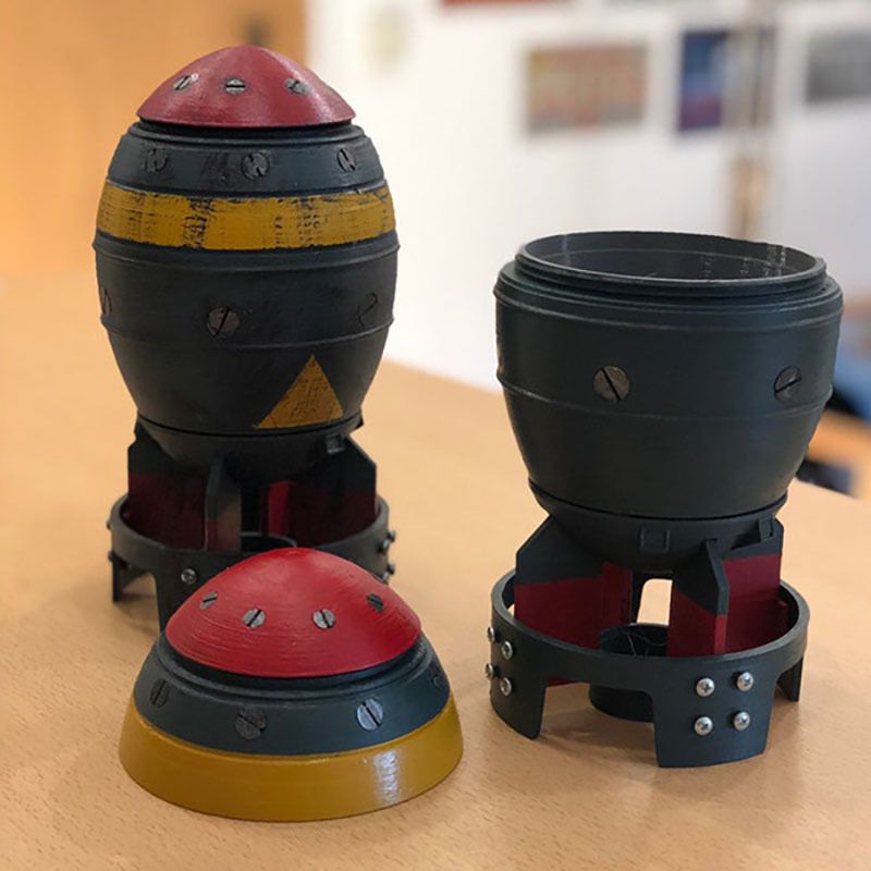 Yeni Mini Nuke bomba saklama k - Resin Art Table Top incelemesi ve fiyatı