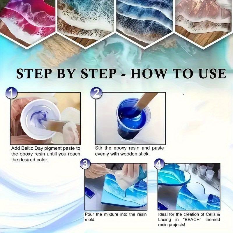 24 Renk/8 Renk 5 Gram 0. Farkl - Resin Art Table Top incelemesi ve fiyatı