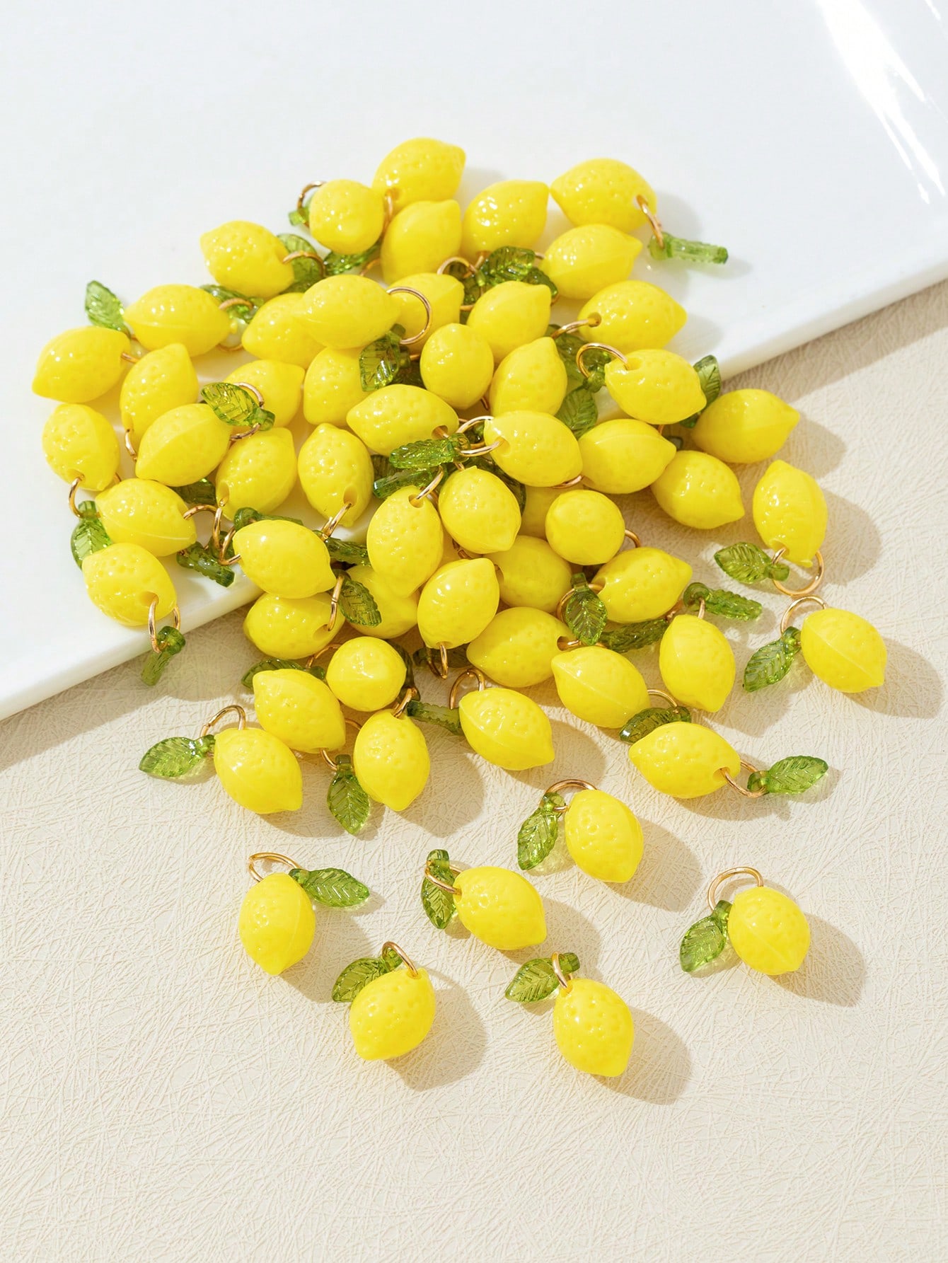10 adet 3D limon reçine takıla - Resin Art Bracelet incelemesi ve fiyatı