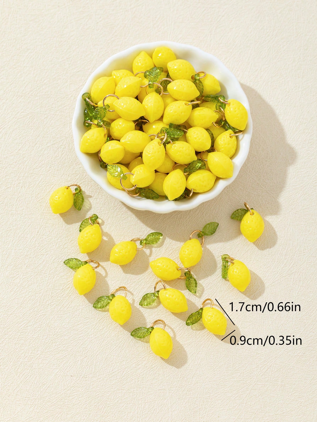 10 adet 3D limon reçine takıla - Resin Art Bracelet incelemesi ve fiyatı