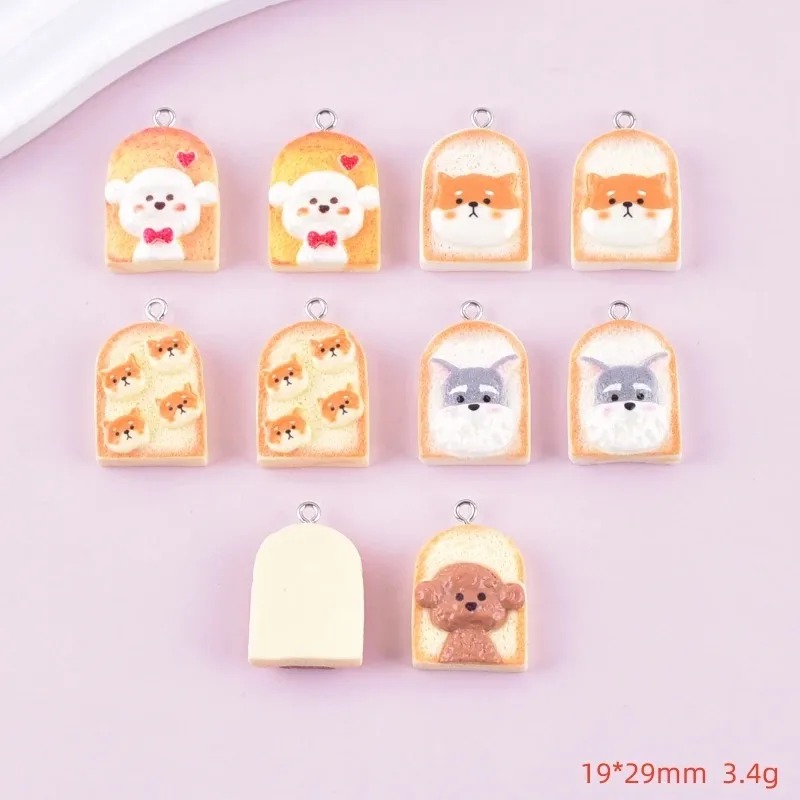 10 adet sevimli tost köpek reç - Resin Art Earrings incelemesi ve fiyatı