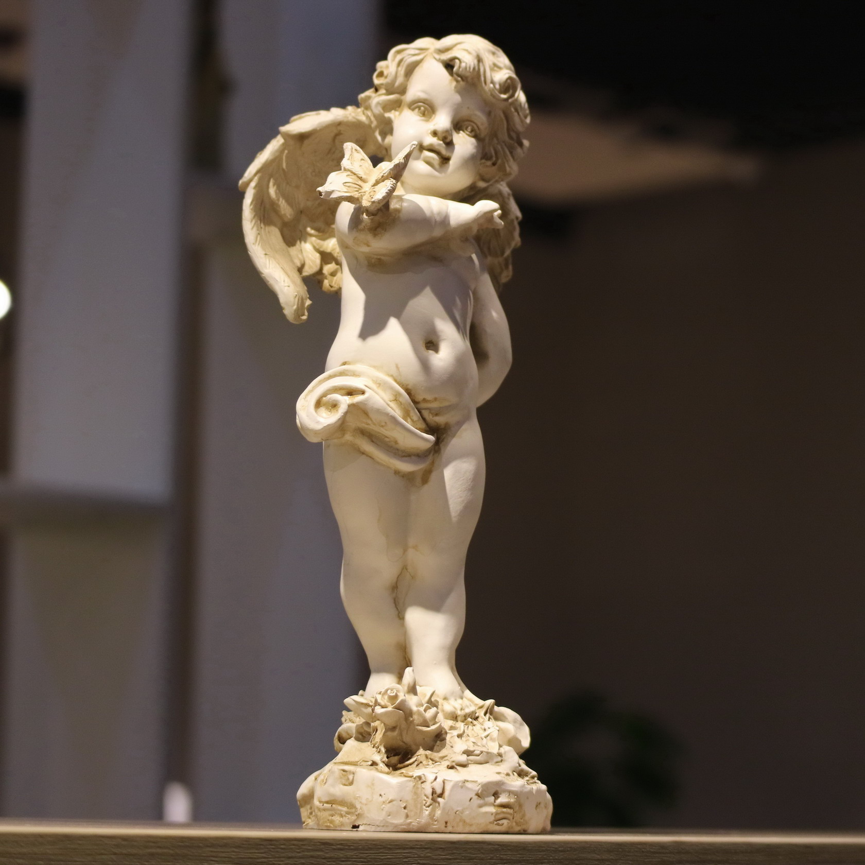 Retro Reçine Melek Heykelcik 2 - Resin Art Wedding Gift incelemesi ve fiyatı