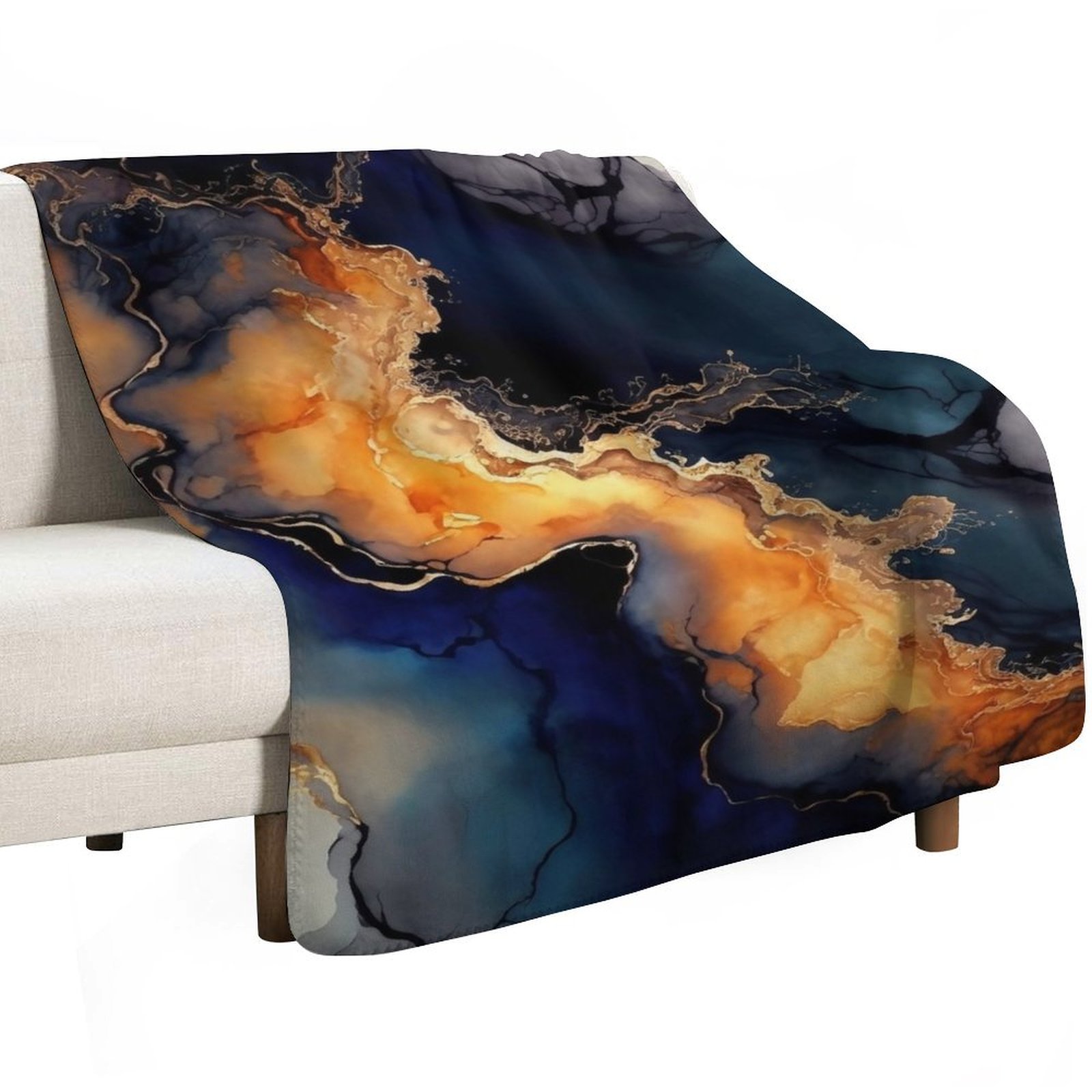 Volkanik Dalgalar - Soyut Alko - Resin Art Alcohol Ink incelemesi ve fiyatı