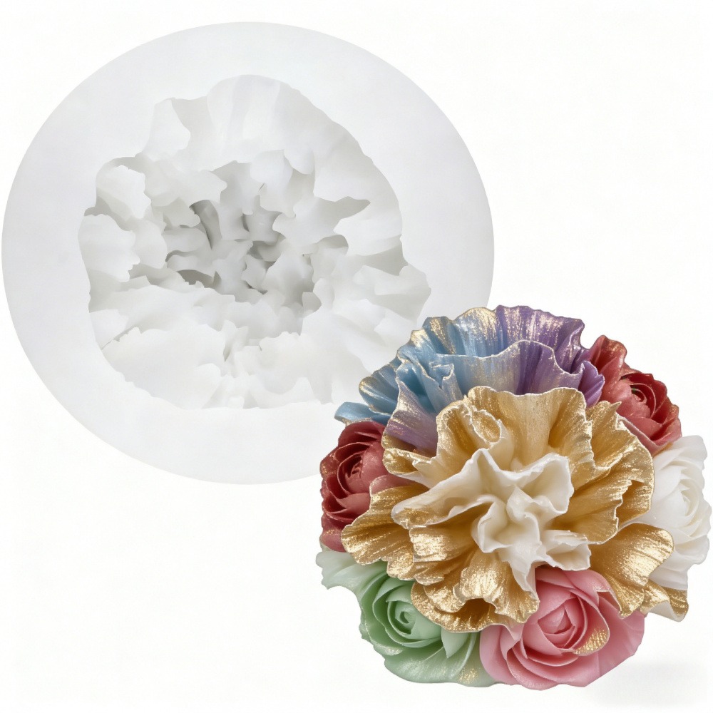 Güller, Şakayıklar ve Karanfil - Resin Art Wedding Gift incelemesi ve fiyatı