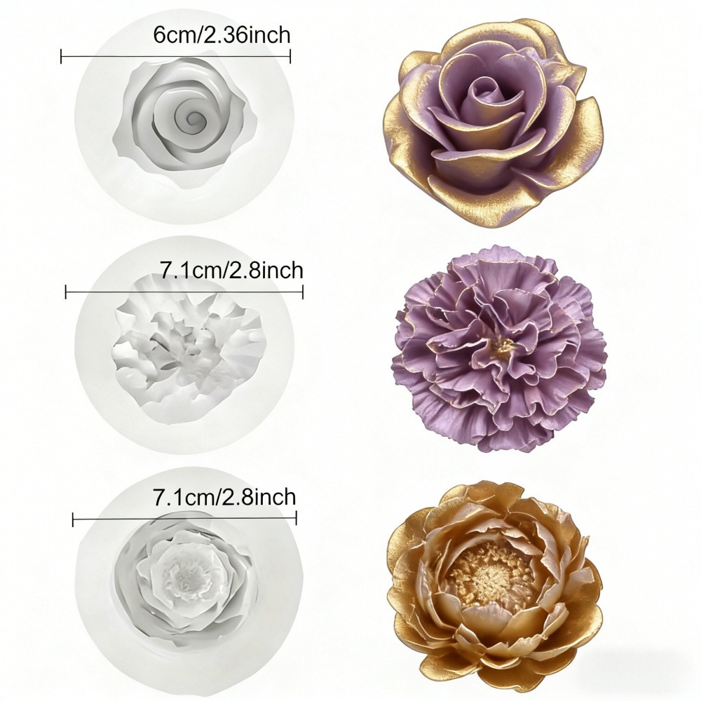 Güller, Şakayıklar ve Karanfil - Resin Art Wedding Gift incelemesi ve fiyatı