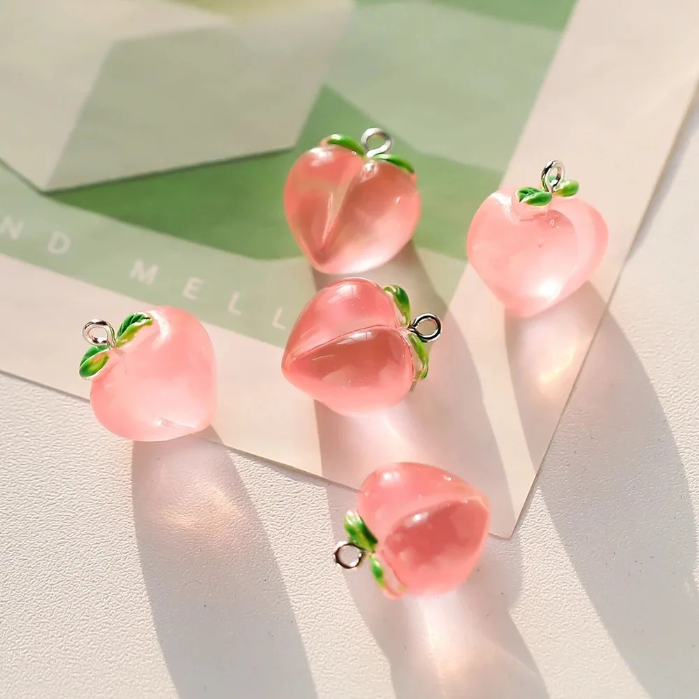 10 adet şeffaf pembe şeftali r - Resin Art Bracelet incelemesi ve fiyatı