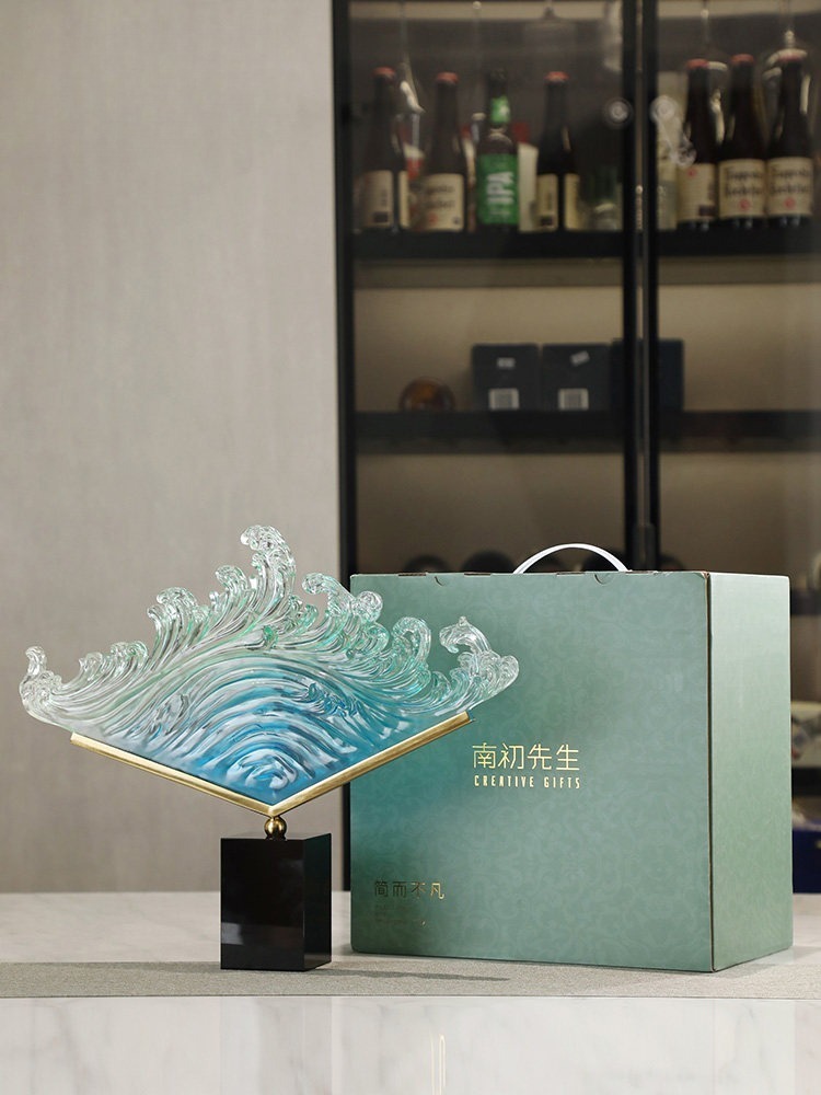 Şeffaf Gradyanlı Okyanus Dalga - Resin Art Wedding Gift incelemesi ve fiyatı