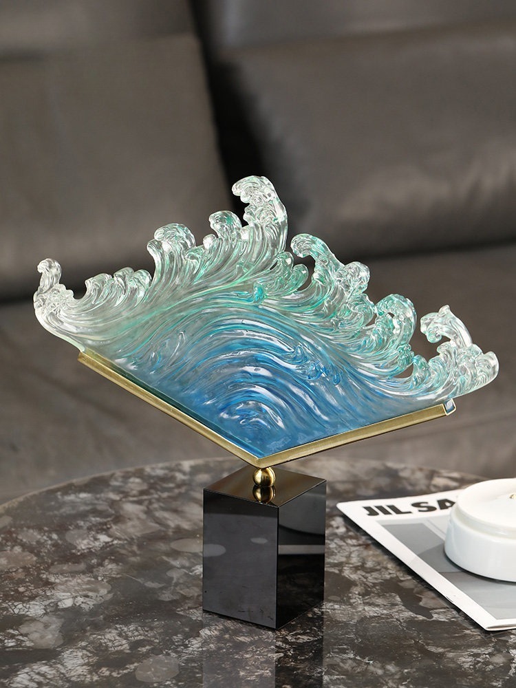 Şeffaf Gradyanlı Okyanus Dalga - Resin Art Wedding Gift incelemesi ve fiyatı