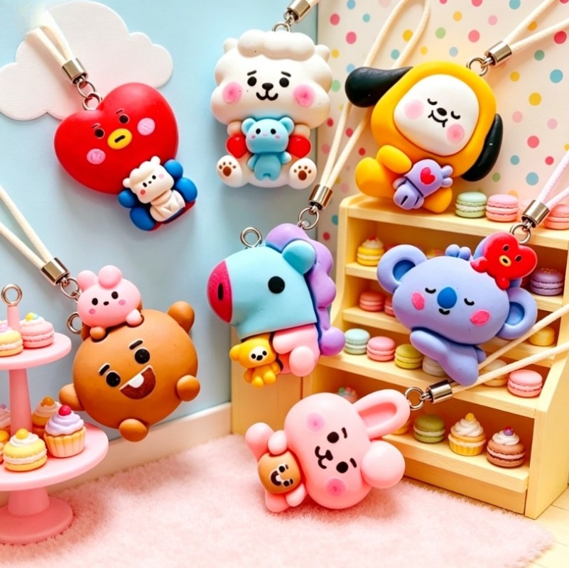 7 adet BT21 Reçine Karikatür F - Resin Art Engagement incelemesi ve fiyatı