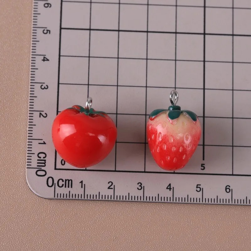 10 adet gerçekçi 3D çilek doma - Resin Art Bracelet incelemesi ve fiyatı