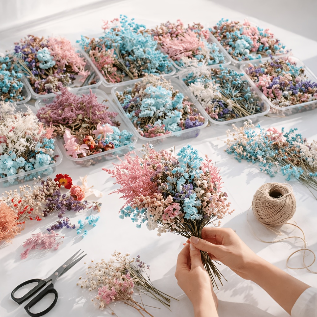 10 Kutu Karışık Kurutulmuş Çiç - Resin Art Wedding Gift incelemesi ve fiyatı