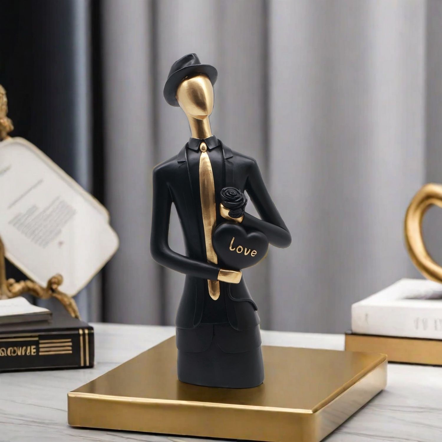 Dekor Reçine Heykel İskandinav - Resin Art Wedding Gift incelemesi ve fiyatı