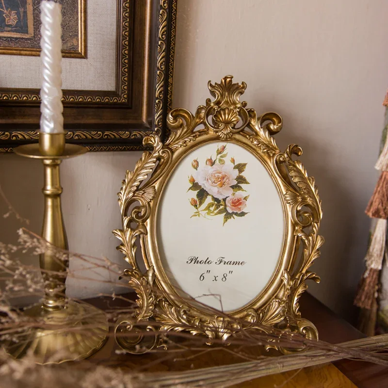 Retro Altın Oval Reçine Fotoğr - Resin Art Wedding Gift incelemesi ve fiyatı