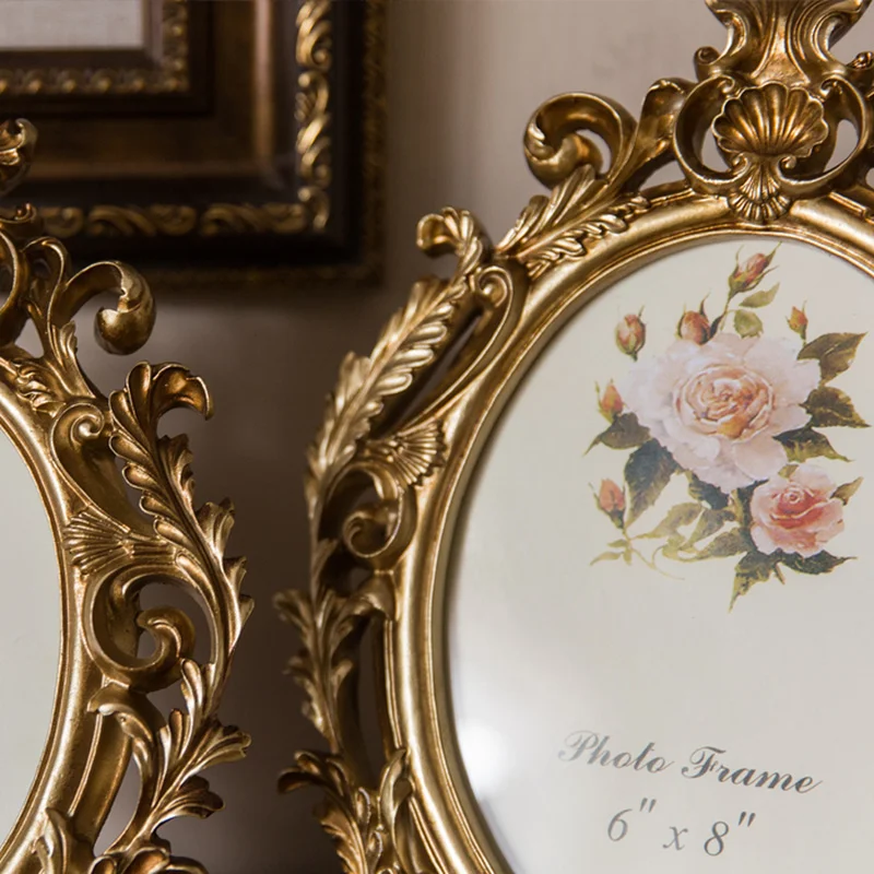 Retro Altın Oval Reçine Fotoğr - Resin Art Wedding Gift incelemesi ve fiyatı